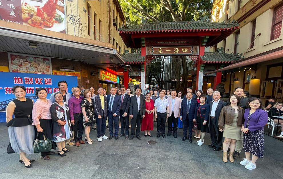The Australian Guangdong Overseas Chinese Association and the Australian Guangdong Chamber of Commerce, together with the Shenzhen Overseas Chinese Society, welcome the visit of the Guangdong Overseas Chinese Federation